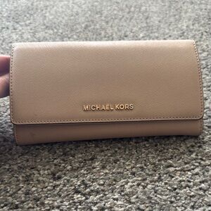 Michael Kors Tan Leather Wallet